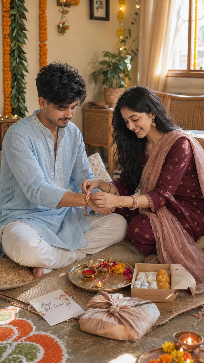 A Heartwarming Raksha Bandhan Morning sample