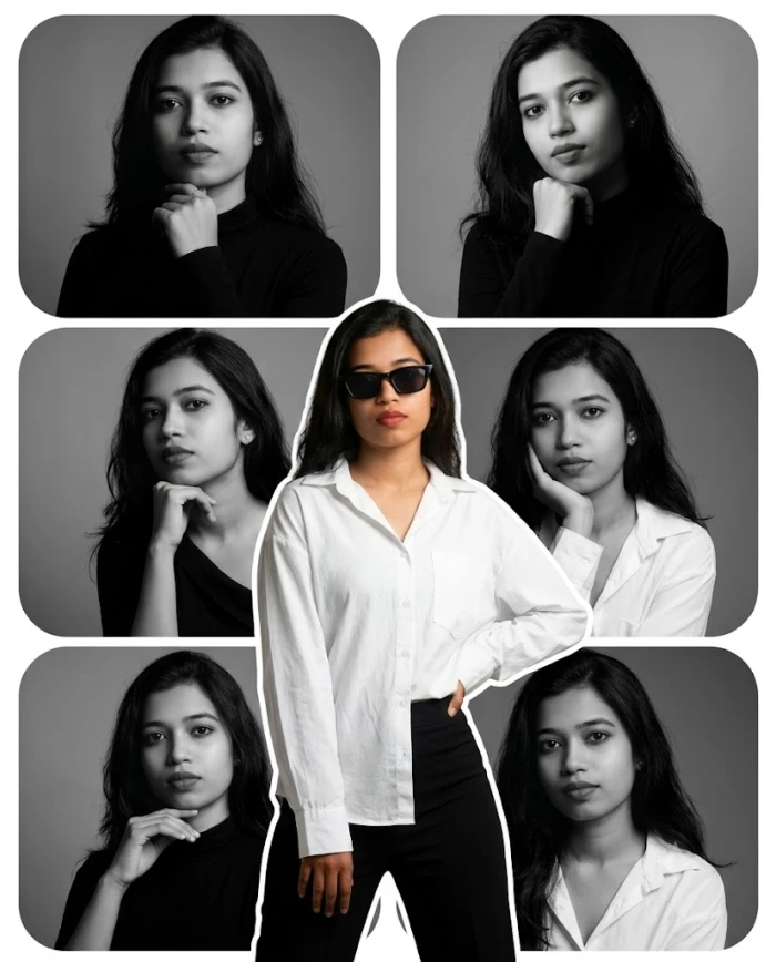 Aesthetic Fashion Collage Poster Look sample
