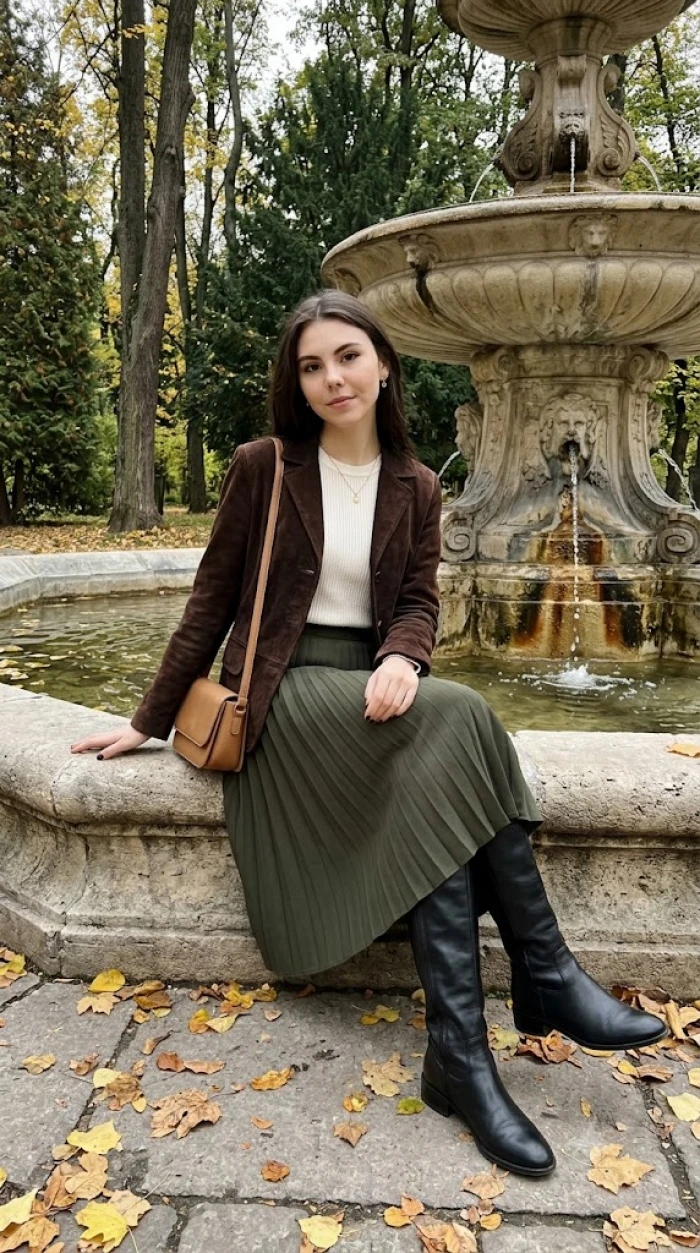 Autumn Fountain Portrait sample