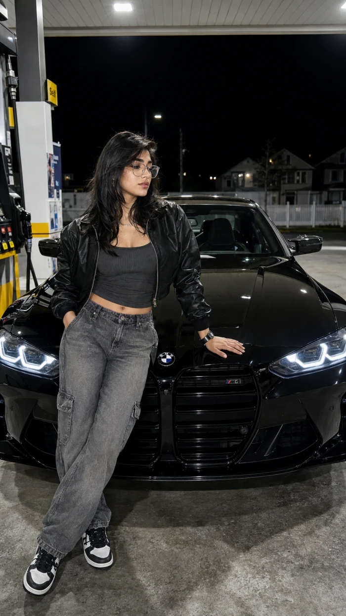 Black M4 Night Scene sample