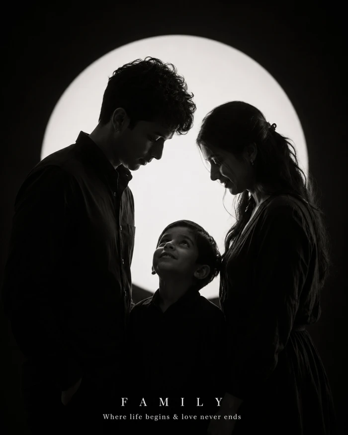 Black & White Family Bond sample