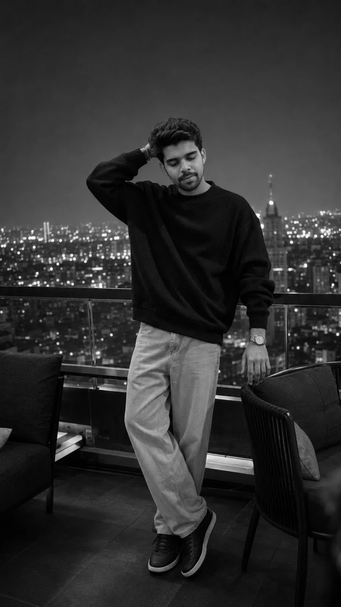Black & White Rooftop sample