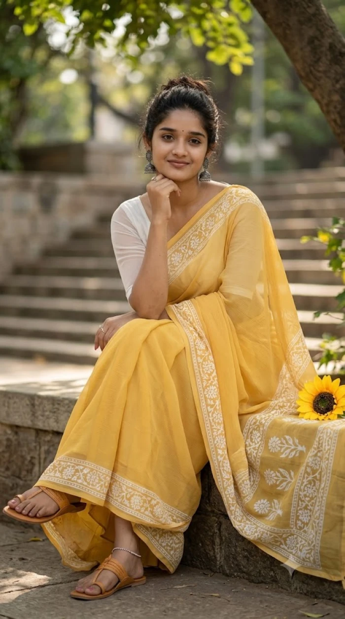 Blooming in Yellow sample
