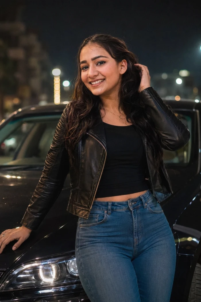 Car-Side Standing Pose sample