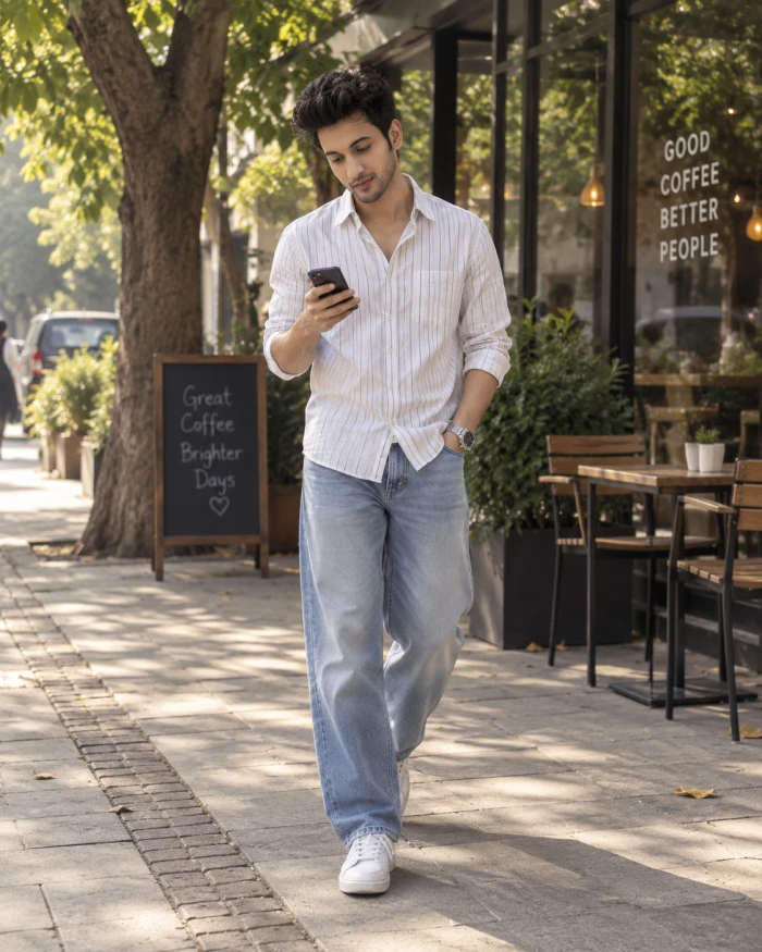 Casual Cafe Street Style sample