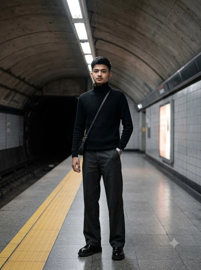 Cinematic Subway Platform Look sample