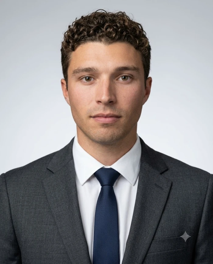Clean Classic Corporate LinkedIn Portrait sample