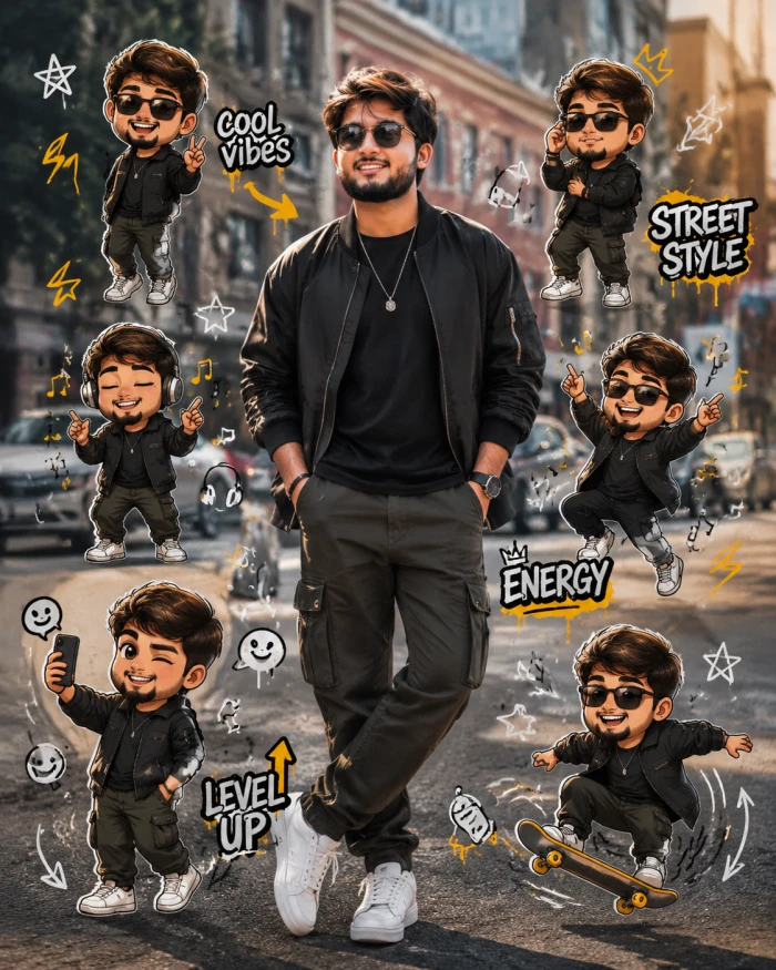 Cool Boy Animated Avatar Style sample