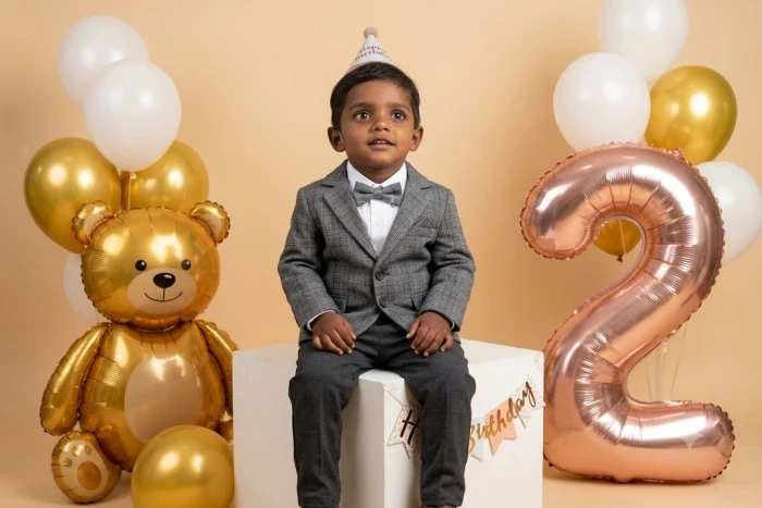 Elegant 2nd Birthday Photoshoot sample
