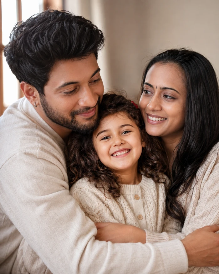 Family Group Hug sample