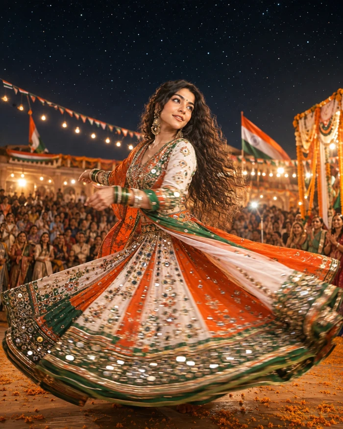 Folk Dance Portrait sample