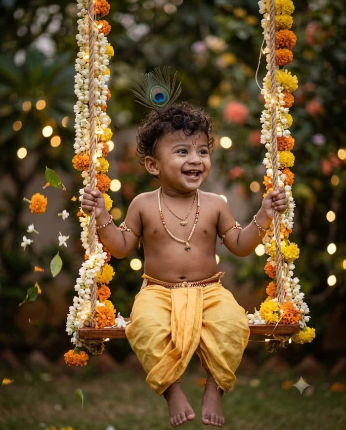 Little Krishna’s Swing Moment sample