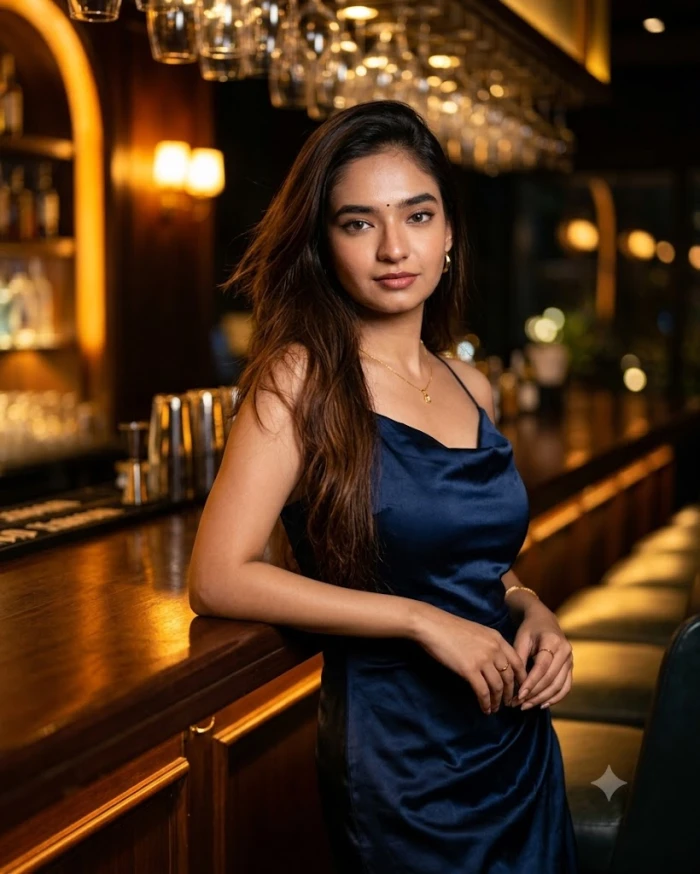 Luxury Bar Night Portrait sample