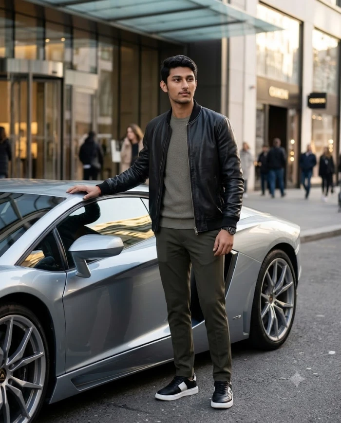Luxury Supercar Street Style sample