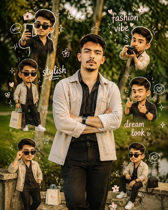 Mini Character Fashion Moment Style sample