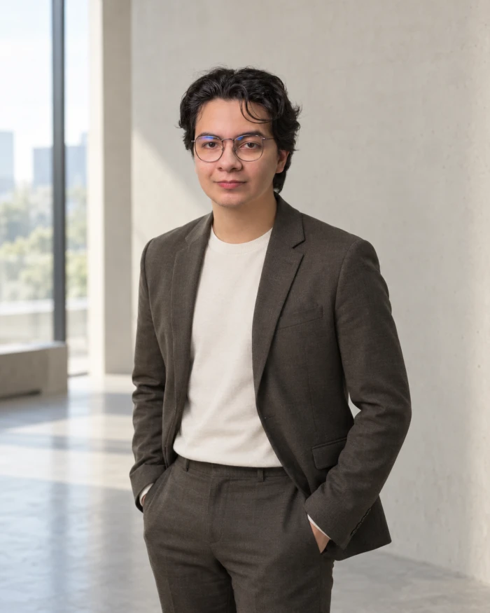 Minimal Architectural LinkedIn Profile Portrait sample