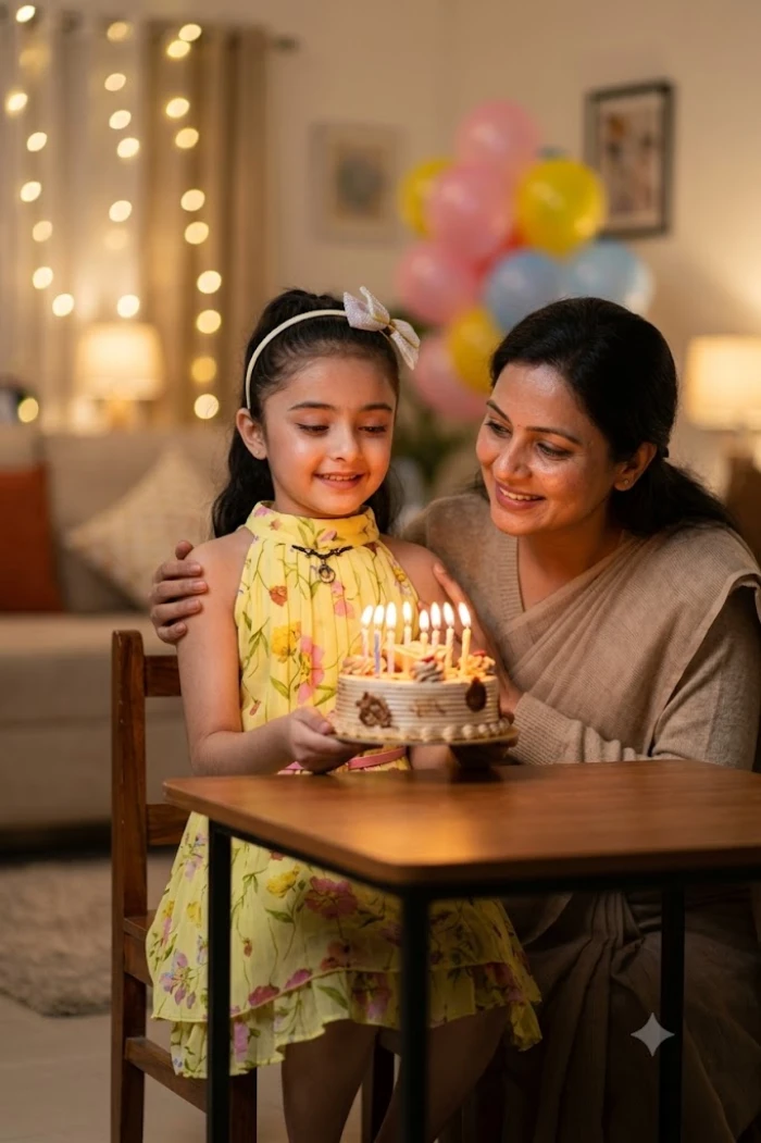 Mom & Child’s Heartwarming Birthday Memory sample