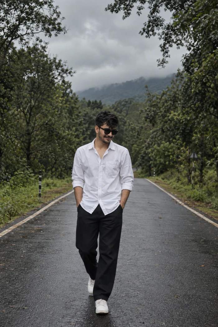 Moody Forest Road Portrait sample