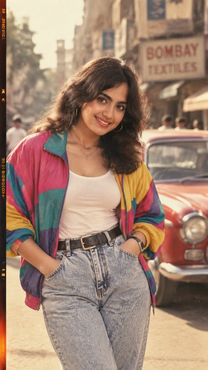 Neon Street Queen 1980s South Asian Look sample