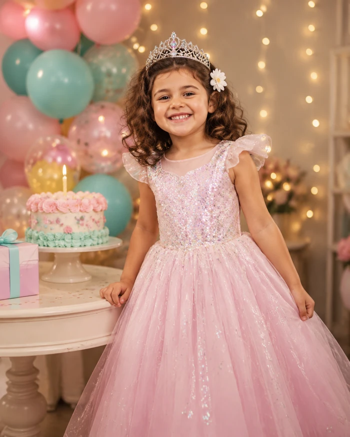 Pink Princess Birthday Magic Moment sample