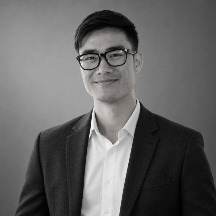 Premium Monochrome Leadership Portrait sample