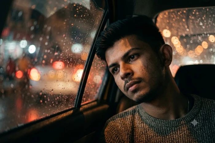 Rainy Taxi Cinematic Look sample