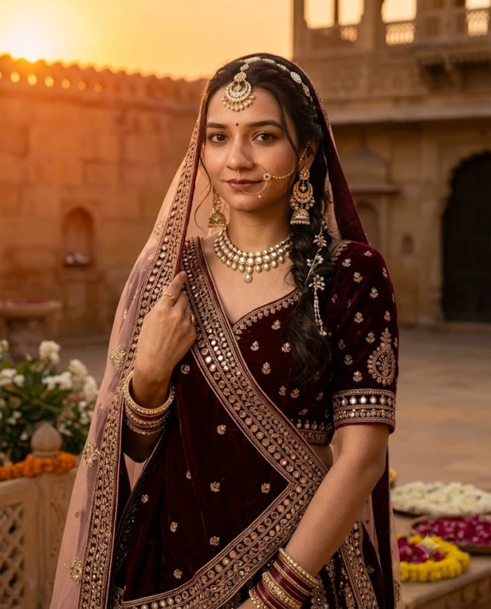 Rajasthani Royal Princess Look sample