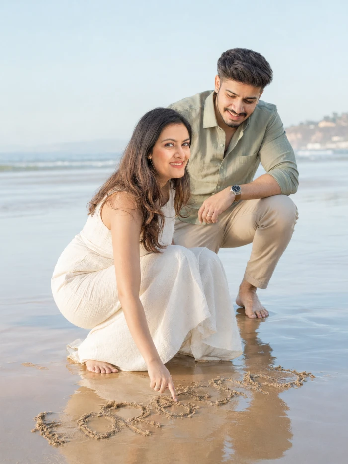 Romantic Malibu Beach  Look sample