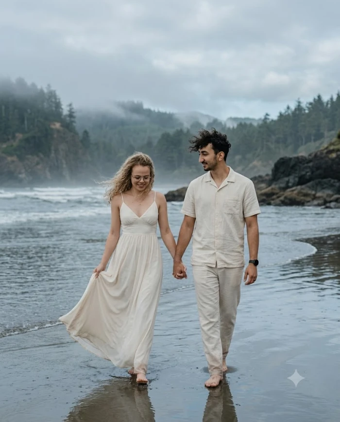 Romantic Sea Walk sample