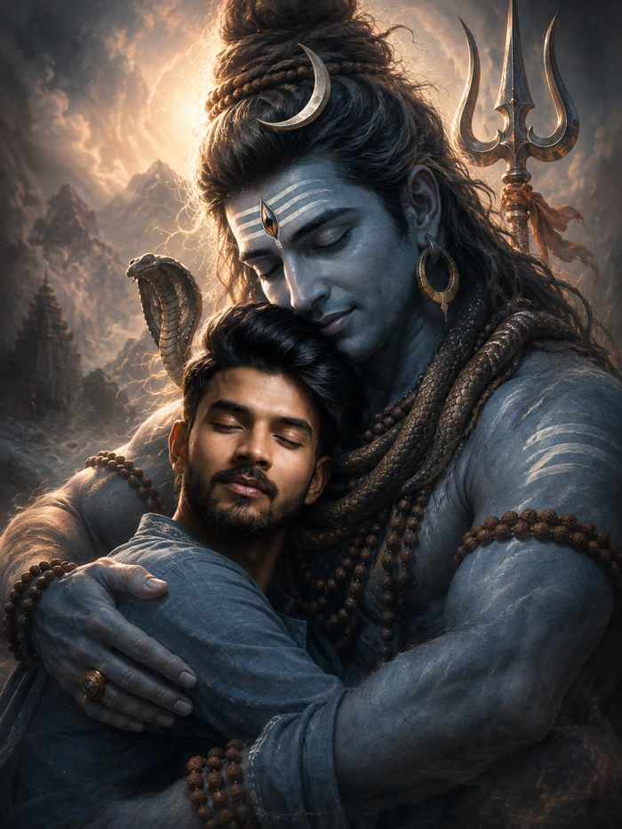 Safe in Mahadev’s Divine Embrace sample