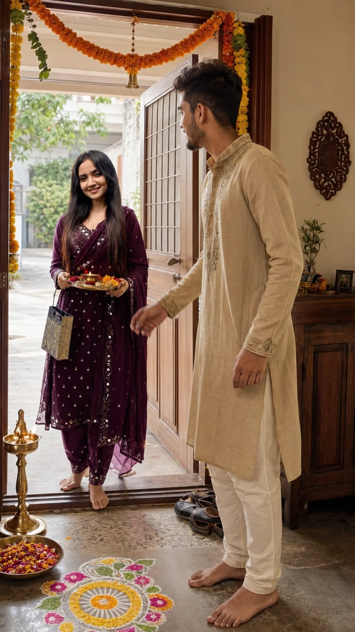 She Came Home for Rakhi sample