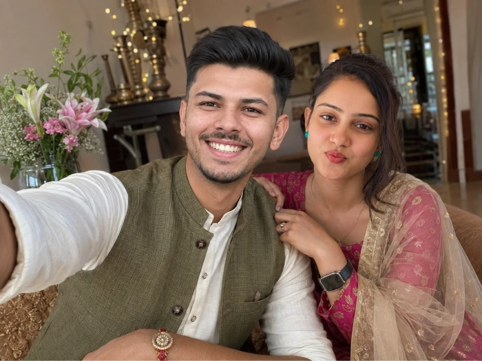 Sibling Selfie After Rakhi sample