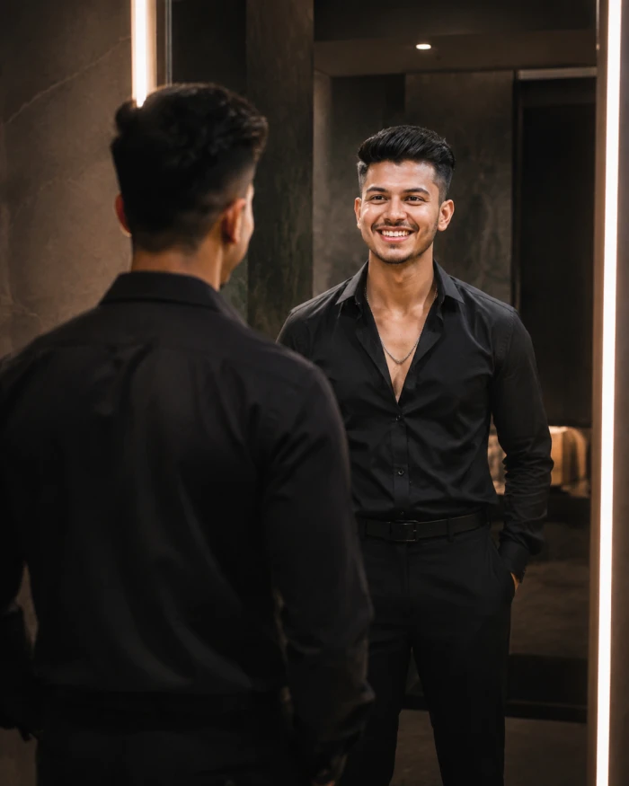 The Dark Luxury Reflection Look sample