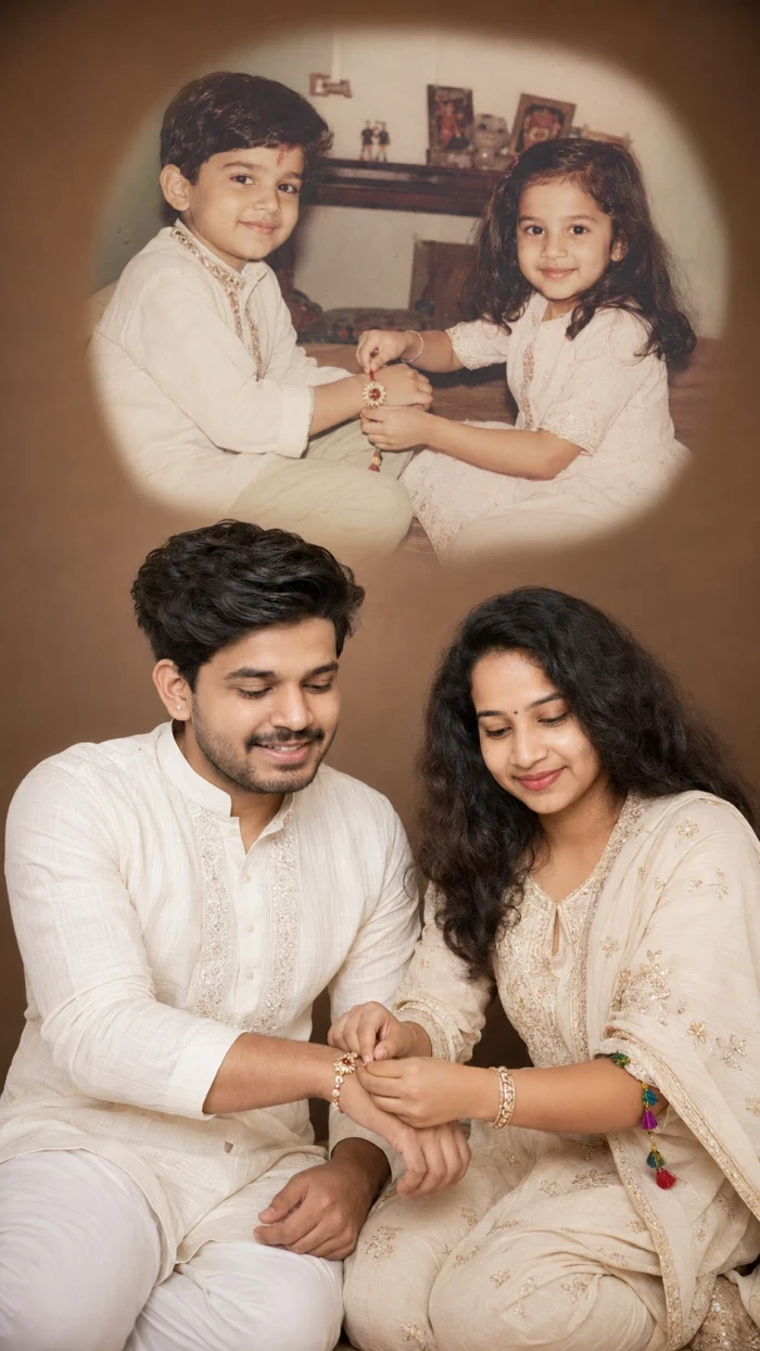 Then & Now Rakhi Memories sample