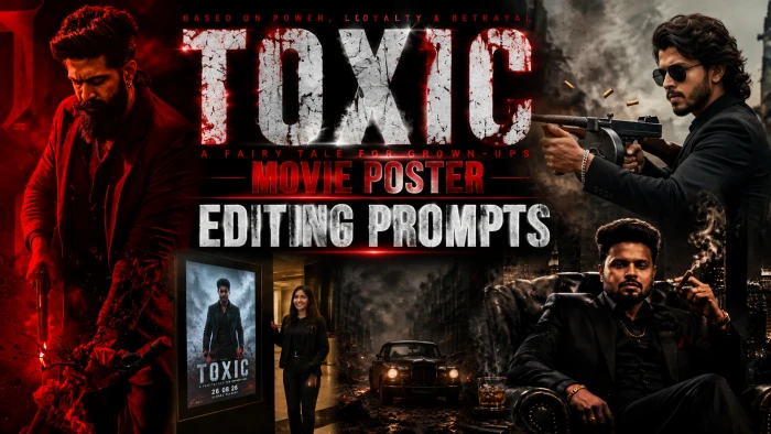 Toxic Movie Poster Editing Prompts cover