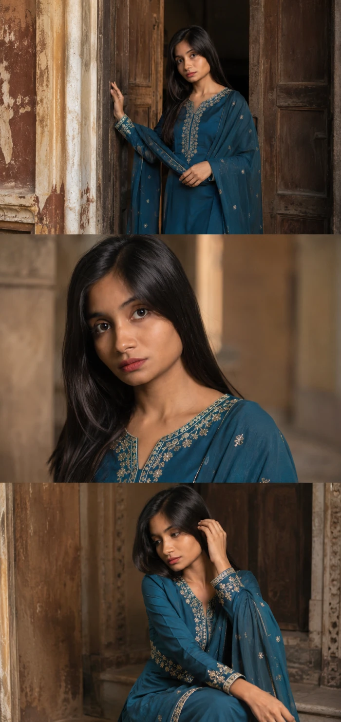 Traditional Kurti Storyboard sample