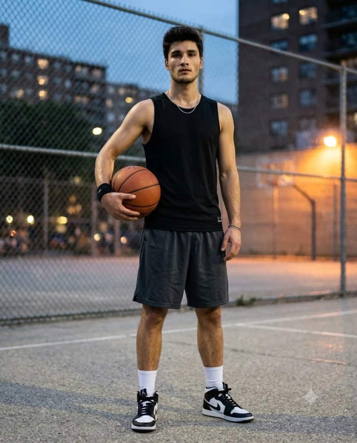 Urban Basketball Portrait sample