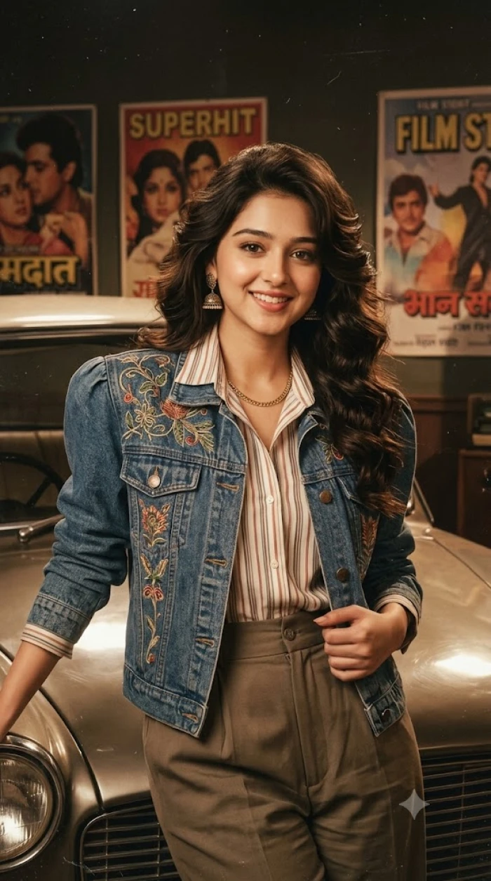 Vintage Bollywood Street Style sample