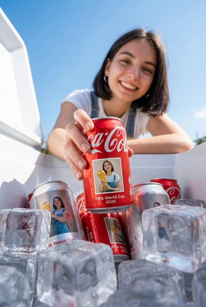 World Cup Cooler POV Coca-Cola Campaign Portrait sample